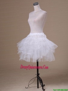 Lovely Tulle Mini Length Girls Petticoat