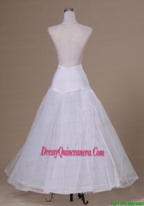 Beautiful A Line Floor Length Tulle and Organza Wedding Petticoat