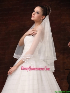 Two-tier Pretty Organza Veil For Wedding