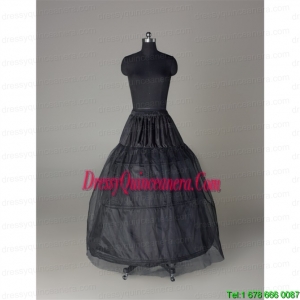 Unique Organza Ball Gown Floor Length Black Petticoat