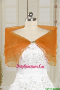 2014 New Style Beading Orange Shawls