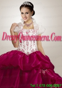 Modern Appliques White Quinceanera Jacket with Open Front
