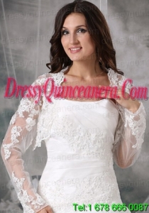 Gorgeous Embroidery White Jacket With Lace