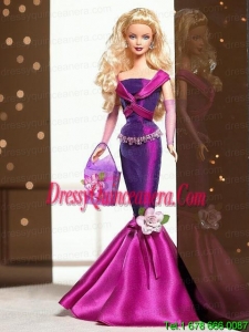 Fashion Handmade Mermaid Dress With Flower Made to Fit the Barbie Doll