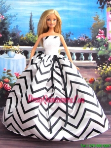 New Beautiful Handmade Party Clothes Fashion Dress For Noble Barbie