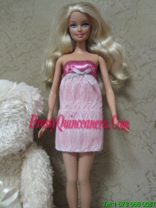 Sexy Short Mini Length Dress With Sequin Made To Fit the Barbie Doll