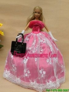 New Arrival Party Clothes Dress for Barbie Doll Girl Gift Free Shipping