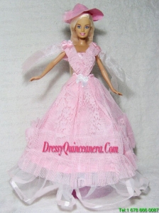 Pretty Pink Princess Dress Made to Fit the Barbie Doll
