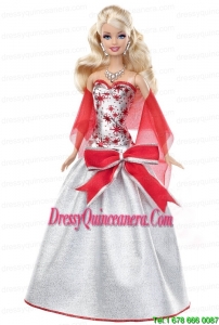 Elegant Grey Party Dress with Special Made to Fit the Barbie Doll