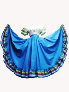 Taffeta Short Sleeves Floor Length Quinceanera Dress and Ruffled Layers