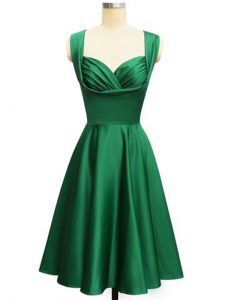 Straps Sleeveless Taffeta Dama Dress for Quinceanera Ruching Lace Up