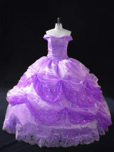 Custom Designed Organza Sleeveless 15 Quinceanera Dress and Beading and Appliques and Sequins