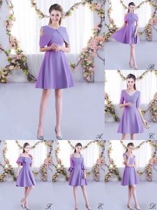 Unique Pink Half Sleeves Mini Length Ruching Zipper Court Dresses for Sweet 16