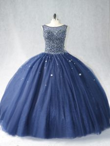 Top Selling Tulle Sleeveless Sweet 16 Dresses and Beading