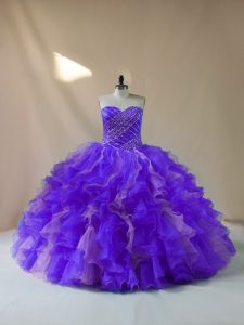 On Sale Halter Top Sleeveless Lace Up Quinceanera Dress Multi-color Organza