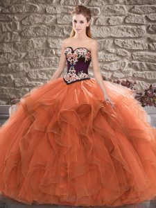 Charming Sleeveless Lace Up Floor Length Beading and Embroidery Sweet 16 Dress