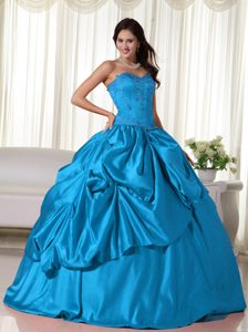 Sweetheart Aqua Blue Lace-up 2013 Impressive Sweet 15 Dress under 250