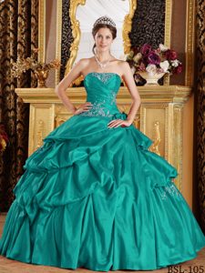 Elegant Quinceanera Gown Dresses with Strapless and Appliques