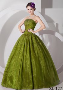 A-line Sweetheart Tulle Quinceanera Gowns Decorated Ruche and Beading