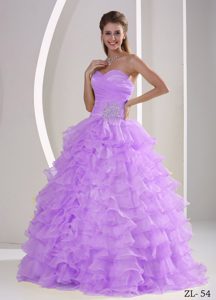 Ruffles Sweetheart Appliques and Ruche Quinceaners Gowns for Military Ball