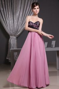 Custom Made Sweetheart Rose Pink Quince Dama Dresses with Pleat
