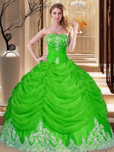 Sumptuous Sleeveless Tulle Lace Up Quince Ball Gowns for Military Ball and Sweet 16 and Quinceanera